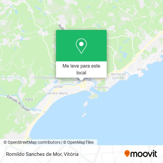 Romildo Sanches de Mor mapa
