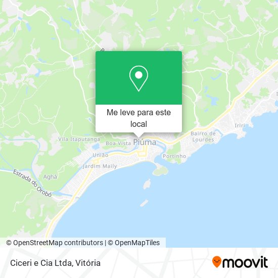 Ciceri e Cia Ltda mapa