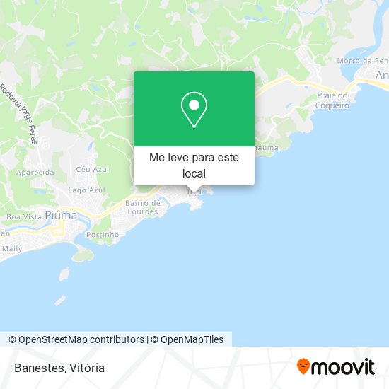 Banestes mapa