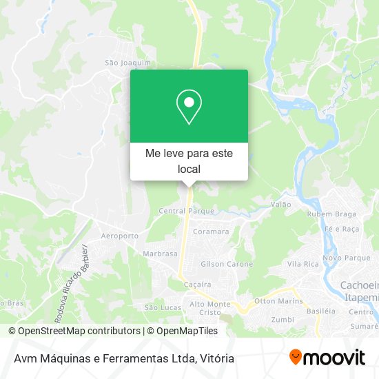 Avm Máquinas e Ferramentas Ltda mapa