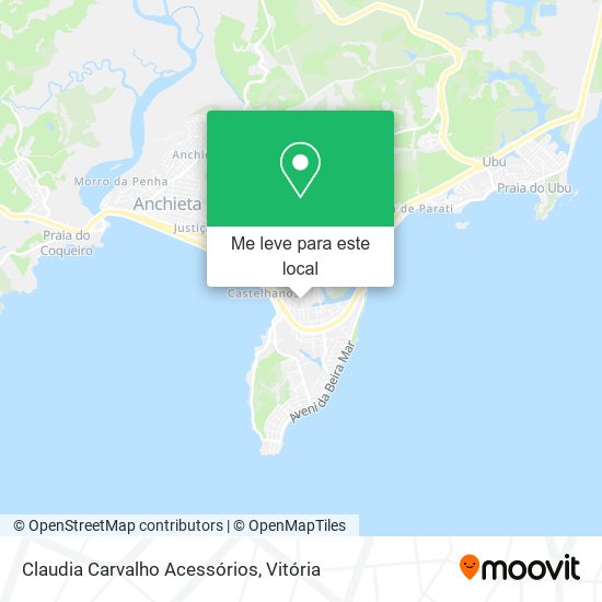 Claudia Carvalho Acessórios mapa