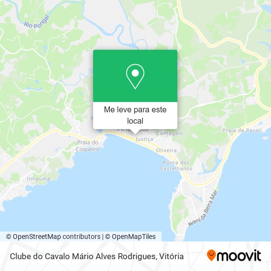 Clube do Cavalo Mário Alves Rodrigues mapa