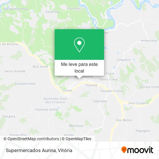 Supermercados Aurina mapa