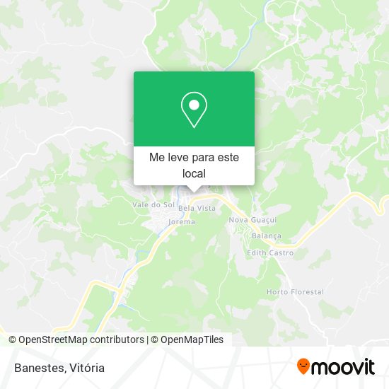 Banestes mapa