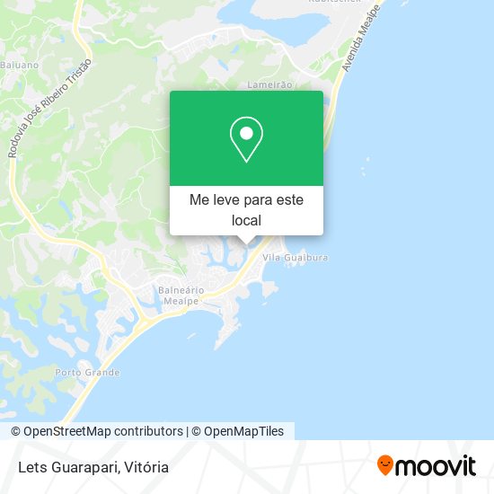 Lets Guarapari mapa
