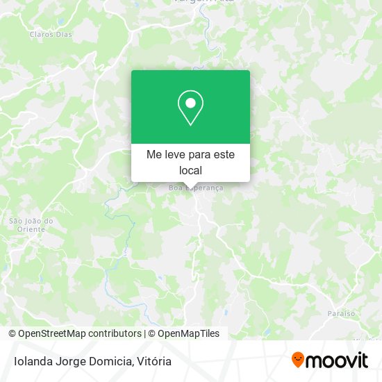 Iolanda Jorge Domicia mapa