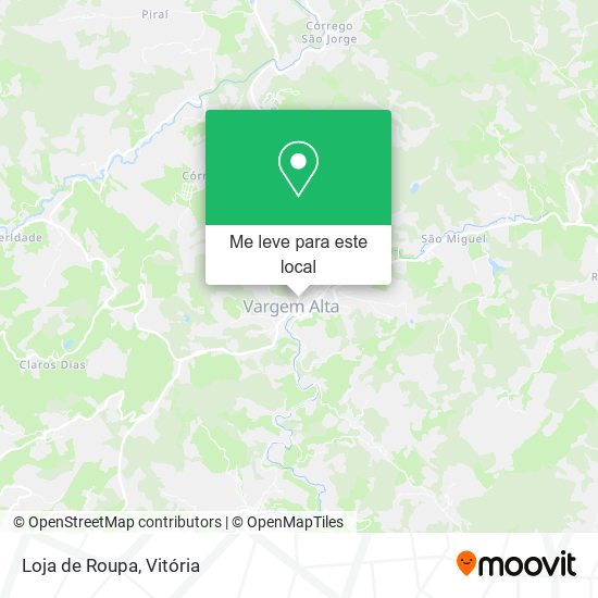 Loja de Roupa mapa