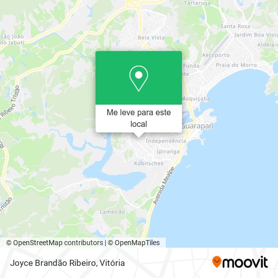 Joyce Brandão Ribeiro mapa