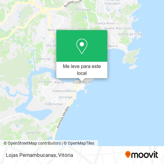 Lojas Pernambucanas mapa
