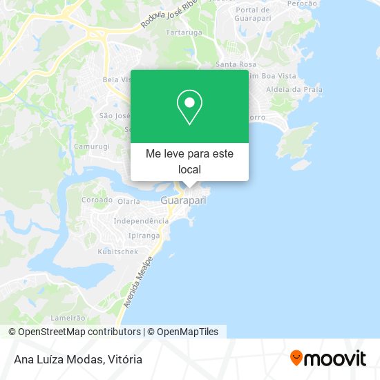 Ana Luíza Modas mapa