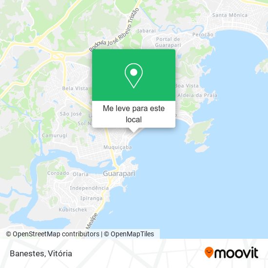 Banestes mapa