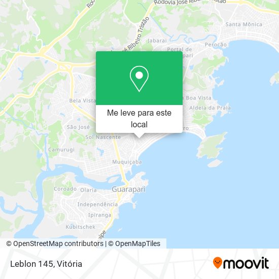Leblon 145 mapa