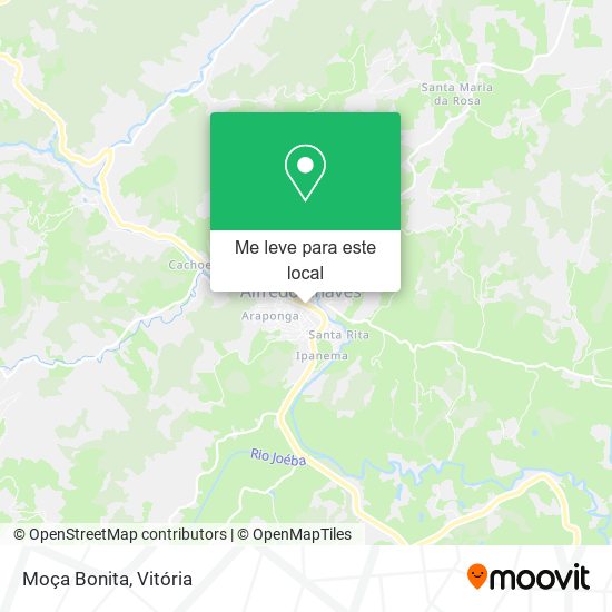 Moça Bonita mapa