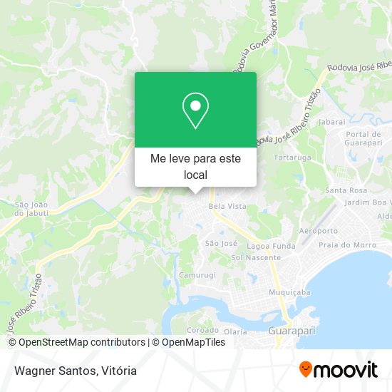 Wagner Santos mapa