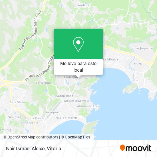 Ivair Ismael Aleixo mapa