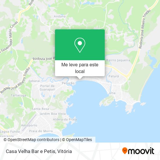 Casa Velha Bar e Petis mapa