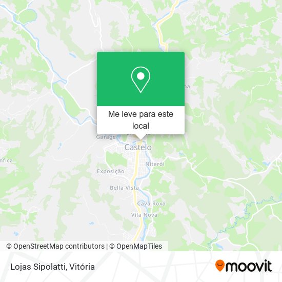 Lojas Sipolatti mapa