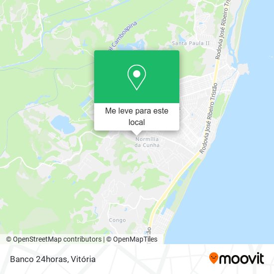 Banco 24horas mapa