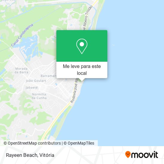 Rayeen Beach mapa