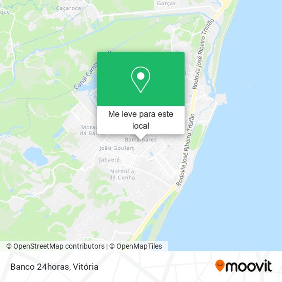 Banco 24horas mapa
