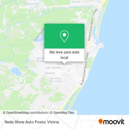 Rede Show Auto Posto mapa