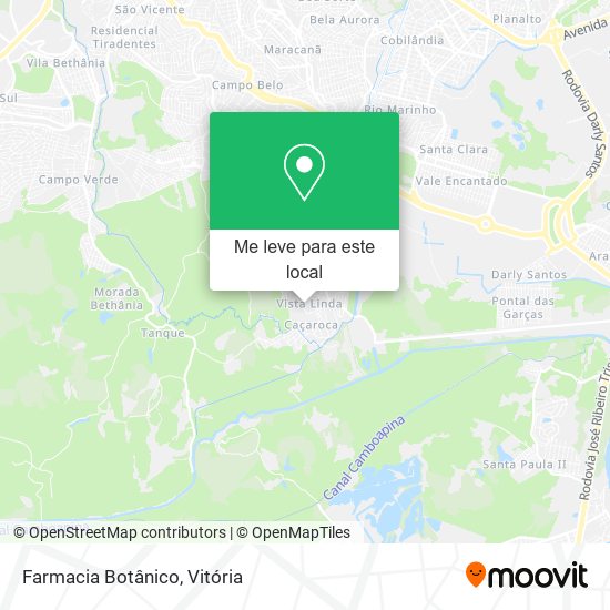 Farmacia Botânico mapa