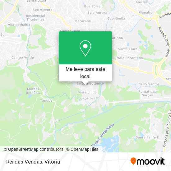 Rei das Vendas mapa