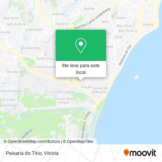 Peixaria do Titio mapa