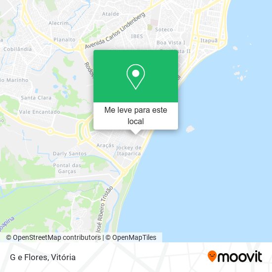 G e Flores mapa