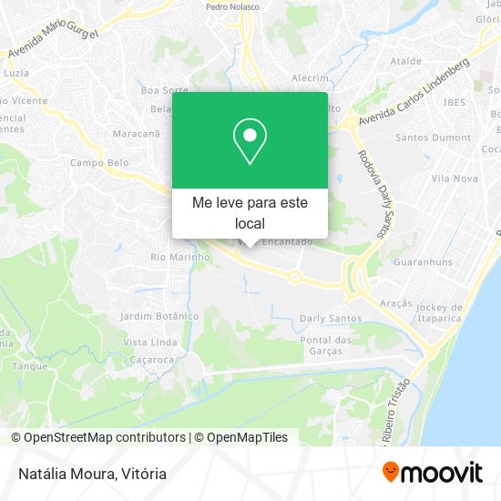 Natália Moura mapa