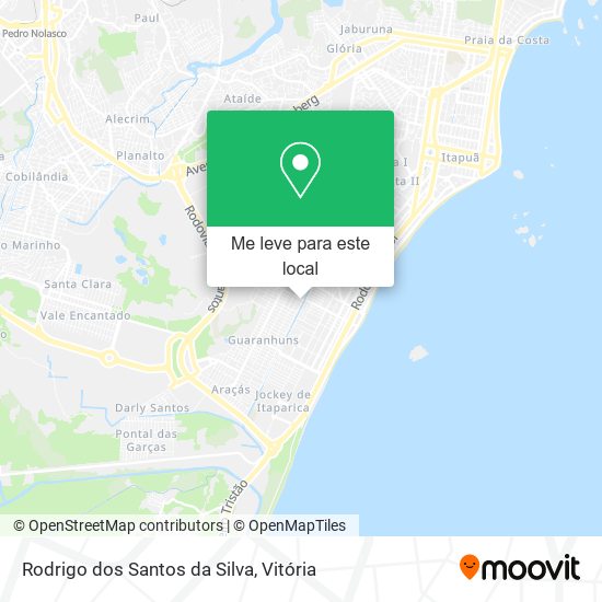 Rodrigo dos Santos da Silva mapa