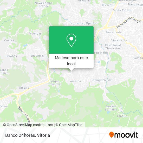 Banco 24horas mapa