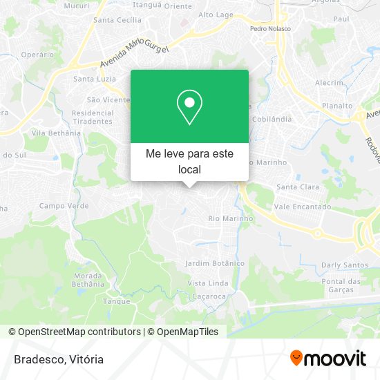 Bradesco mapa