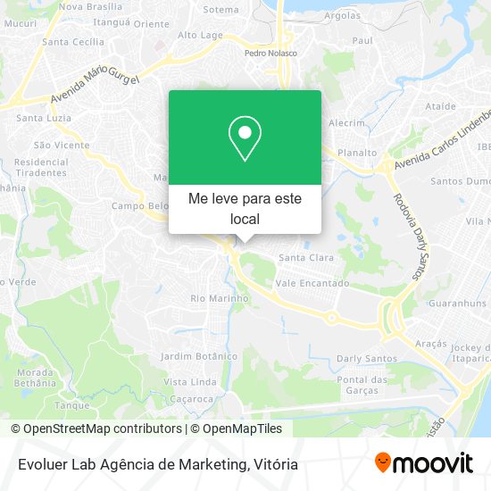 Evoluer Lab Agência de Marketing mapa