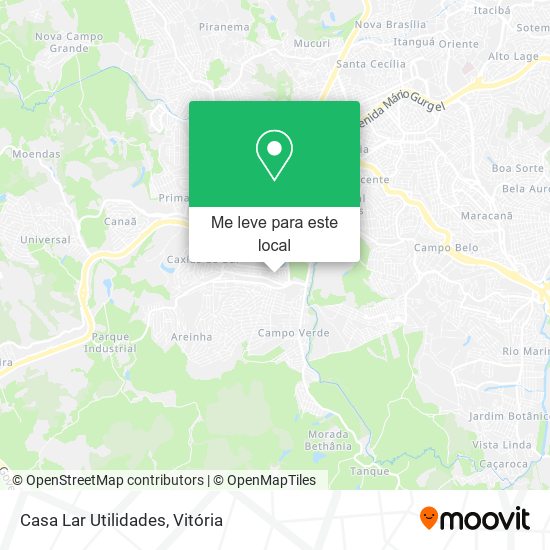 Casa Lar Utilidades mapa