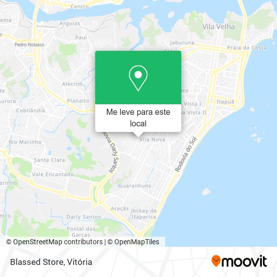 Blassed Store mapa