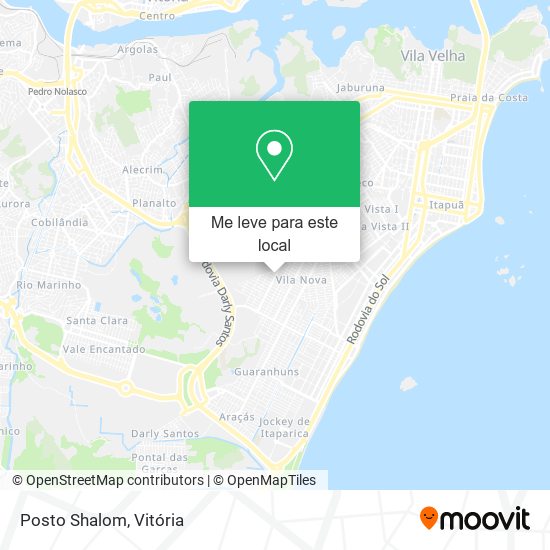 Posto Shalom mapa