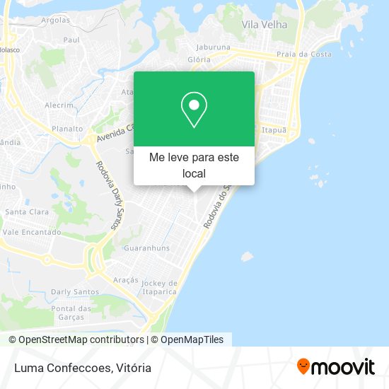 Luma Confeccoes mapa
