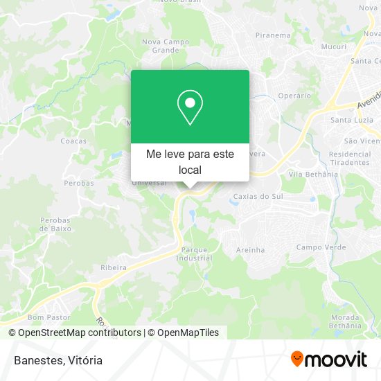 Banestes mapa
