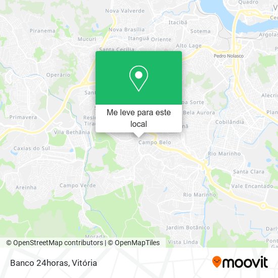 Banco 24horas mapa