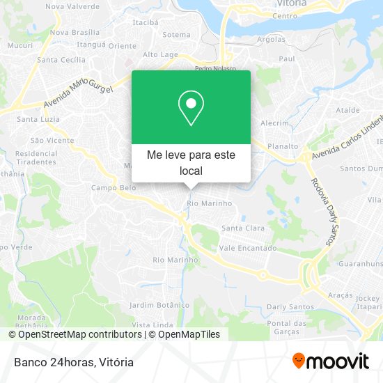 Banco 24horas mapa