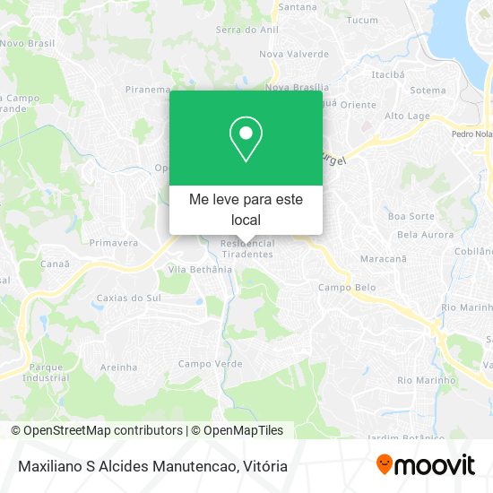 Maxiliano S Alcides Manutencao mapa