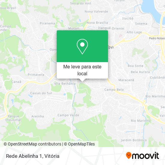 Rede Abelinha 1 mapa