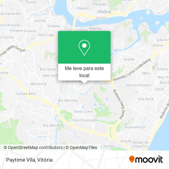 Paytime Vila mapa