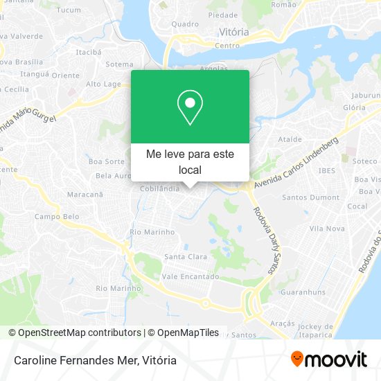 Caroline Fernandes Mer mapa