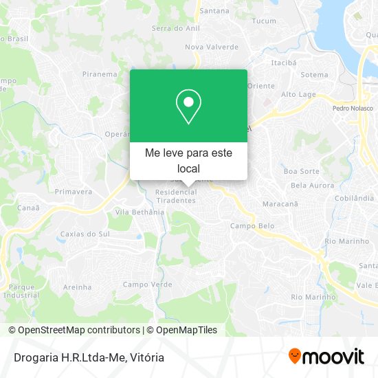 Drogaria H.R.Ltda-Me mapa