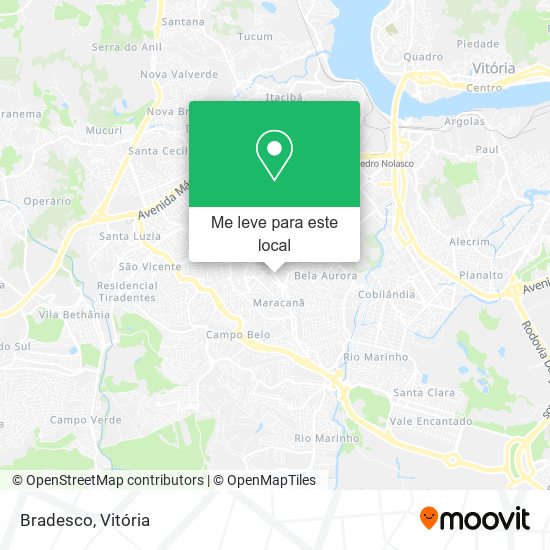 Bradesco mapa