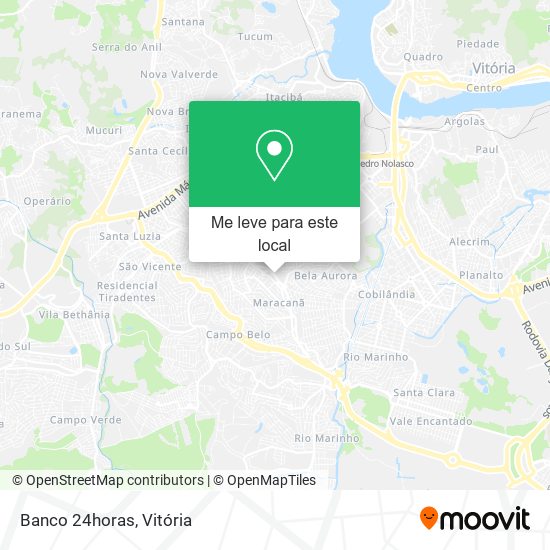 Banco 24horas mapa