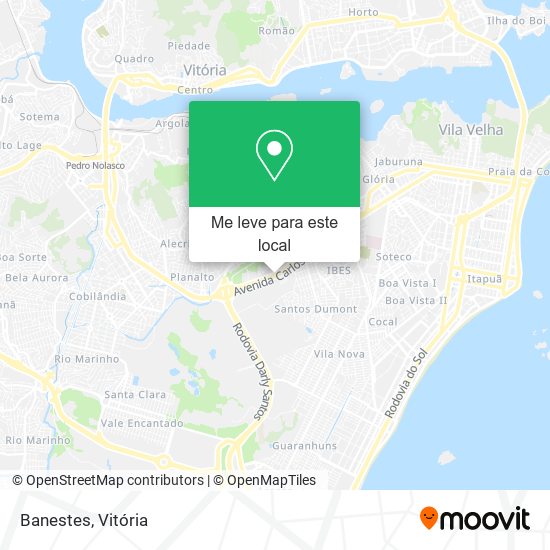 Banestes mapa