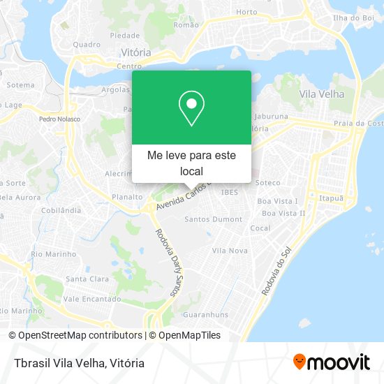 Tbrasil Vila Velha mapa
